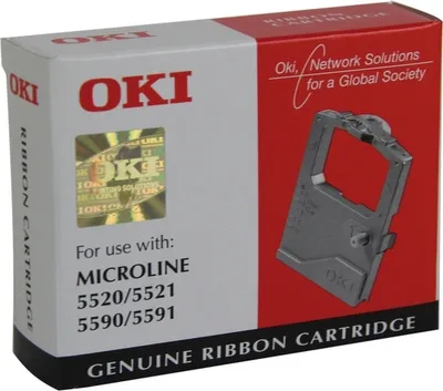 Produktbild von OKI 01126301, Microline 5520/5521/5590/5591, Schwarz, Punktmatrix, 4000000 Zeichen, Schwarz, OKI