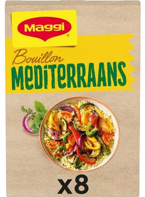 Produktbild von Maggi Bouillon Mediterran 80g – Würzige Gemüsebrühe für Suppen & Saucen