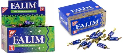 Produktbild von Falim Kaugummi Sparset Minzgeschmack und Damla 2 x 100 Stück