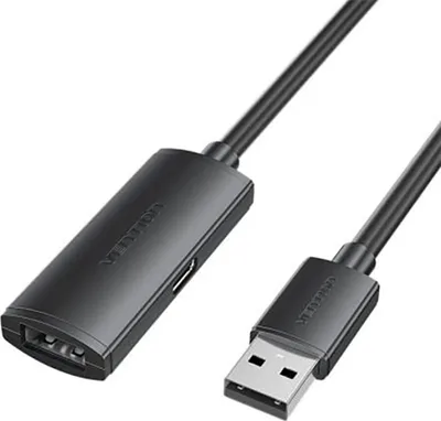Obrázek produktu pro Vention CBKBL, 10 m, USB A, USB A, USB 2.0, 0,48 Gbit/s, Černá