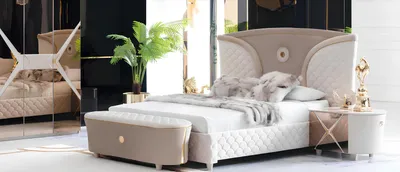 Produktbild von Doppelbetten Modernes Bettgestell Betten Set 3tlg. Schlafzimmer Bett Nachttisch