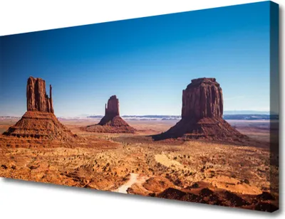 Produktbild von Tulup Leinwand-Bilder 100x50 Wandbild Canvas Kunstdruck Wüste Landschaft
