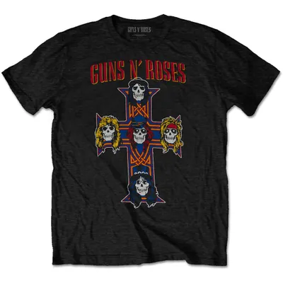 Produktbild von Guns N' Roses Vintage Cross Black L T-Shirt