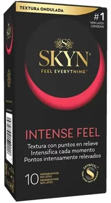 Obrázok produktu pre Skyn – Intézny Pocit, Texturovaný Predmet S Vlnovým Vzorom, 10 Kusov