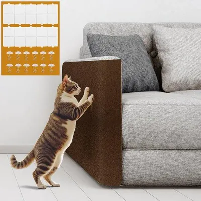 Produktbild von Selbstklebende Katzenkrabmat 200x40cm - Krasbeschutzung für Katzenbank, Katzenkrabmat, Selbstklebende Krabmat für Katzenwand, Dauerhaft, Katzenfreundlich