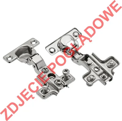 Produktbild von GTV Mini FI26 Halbeinbauscharnier + H0 Führung mit Euroschrauben ZP-CIBI8H0ZE-M 5908231398734