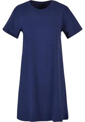 Image de Build Your Brand - Robe t-shirt pour femme LT2474 (L) (Bleu marine clair)