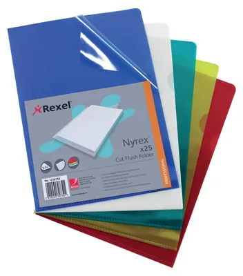 Produktbild von Rexel 12161AS, A4, Blau, Grün, Rot, Weiß, Gelb, 25 Stück(e)