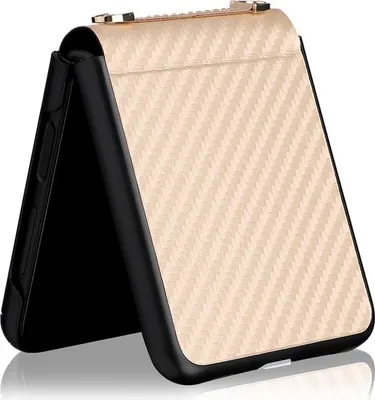 Produktbild von Samsung Galaxy Z Flip 3 Hülle mit Kette, Kartenfach mit Klappschutzhülle, abnehmbarem 1,4 m Schultergurt aus Kunstleder und Polycarbonat, modische Schultasche für das Z Flip 3, passend für Samsung Flip 3 (Schwarz)
