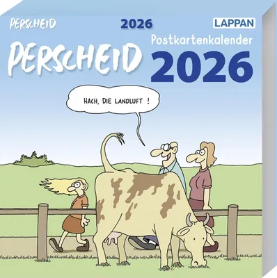 Produktbild von Perscheid Postkartenkalender 2026