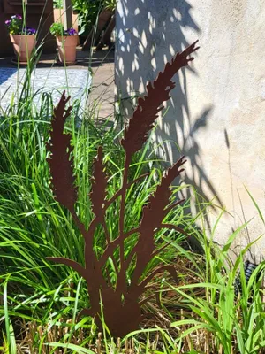 Produktbild von Edelrost Gartenstecker Pampasgras
