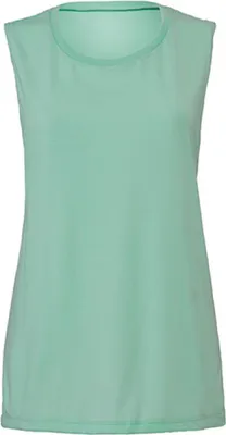 Produktbild von Bella 8803 | Damen Flowy Scoop Muscle T-Shirt / Leichter lässiger Schnitt - Farbe: Mint - Größe: L