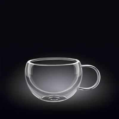 Produktbild von Wilmax Doppelwandiger Becher 300 ml hitzebeständig WL-888769/A