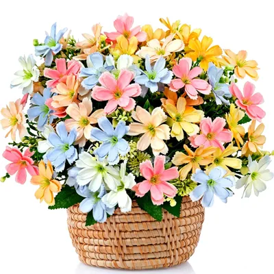 Productafbeelding van Set van 6 kunstbloemen voor buiten