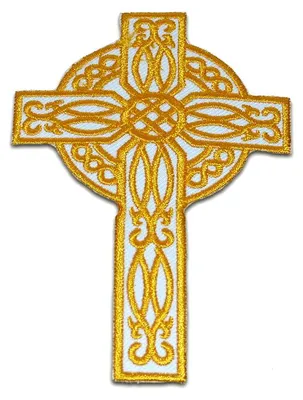 Obrázok produktu pre Kreuz Christuskreuz Religion - Záplata, nažehľovacia záplata, nažehľovacia nášivka, nášivky, záplaty, na nažehlenie, veľkosť: 9,5 x 6,2 cm
