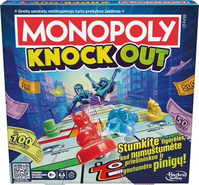 Zdjęcie produktu dla Monopoly Boardgame Knockout (w języku litewskim)