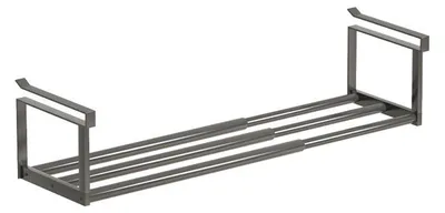 Produktbild von Teleskop-Schuhregal aus Kohlenstoffstahl, multifunktional, bohrfrei, vertikaler Schuhorganizer