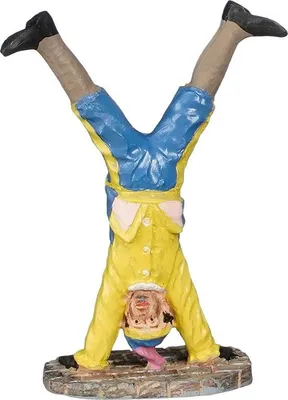 Produktbild von Luville Akrobat Piet Weihnachts-Dekorationsfigur für festliche Atmosphäre 5x2,5x7 cm
