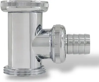 Produktbild von Abfluss Zwischenstück für Siphon, 1 1/4" x 1 1/4", Messing verchromt