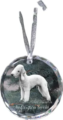 Imagen del producto de Art-Dog Adorno para árbol de Navidad – Bedlington Terrier