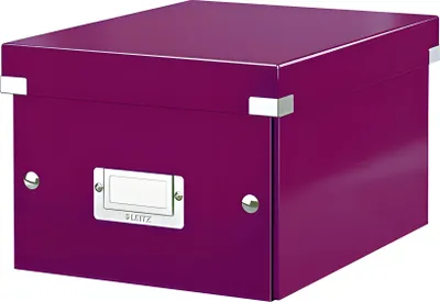 Obrázek produktu pro Leitz krabice CLICK & STORE WOW malá archivační, purpurová