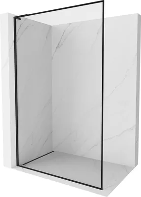 Obrázek produktu pro Mexen Kioto-XF L sprchová stěna Walk-in s rámem 120 x 202 cm, transparentní 10 mm, černá - 800-120-174-70-00-XF