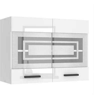Produktbild von Belini Hängeschrank Küche, Küchenschränke SGW. Breite 80 cm. Oberschrank mit 2 Türen, Küchenhängeschränke, Wandschrank Hängend, Weiß Hochglanz