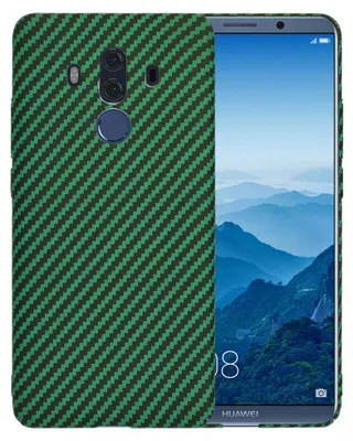 Produktbild von Techsuit Carbonite FiberShell Back Cover Hülle für Huawei Mate 10 Pro - Grün
