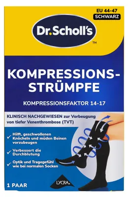 Produktbild von Dr. Scholl's Reisestrümpfe – klinisch getestete Kompressionsstrümpfe für Flugrei