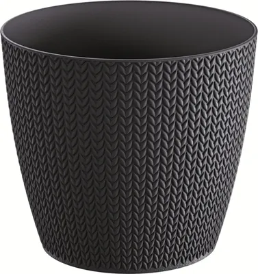 Immagine prodotto di Květináč WHEATY 12,8 cm - barva: antracit