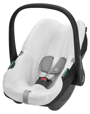 Immagine prodotto di Copriseggiolino auto Maxi-Cosi in Cotonelogico per CabrioFix i-Size / Pebble S, copriseggiolino auto per bambini, morbido, lavabile in lavatrice, bianco naturale