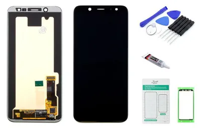 Zdjęcie produktu dla Samsung Galaxy A6 (2018) Display schwarz - Zestaw