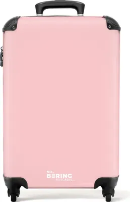 Produktbild von NoBoringSuitcases.com® - Rosa Reisekoffer - Koffer-Trolley - 55x35x25Handgepäck Koffer 55x35x20 cm, 36L,