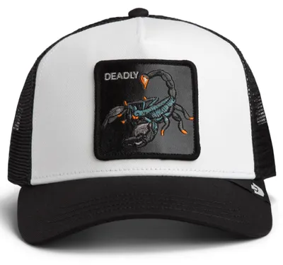 Zdjęcie produktu dla Czapka typu trucker GOORIN uni – czapka z naszywką z przodu, rozmiar uniwersalny, wzór „Deadly Scorpion”