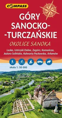 Obrázok produktu pre Mapa Góry Sanocko-Turczańskie, okolice Sanoka