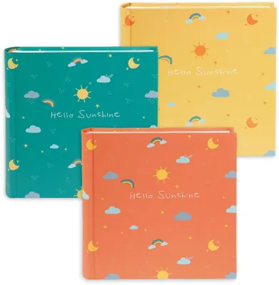 Produktbild von Einsteckalbum Sunshine, 200 Fotos 10 x 15 cm, buchgebunden, 3 Farben sortiert