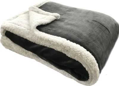 Produktbild von JEMIDI Kuscheldecke Sofa Decke 150x200 cm - Lammfell Optik Sherpa Sofaüberwurf - Sofadecke Couchdecke Tagesdecke - warm schwer - Wohndecke flauschig
