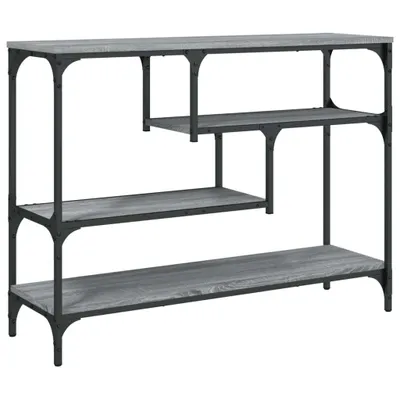 Obrázek produktu pro vidaXL Konzolový stolek šedý Sonoma 100x30x75 cm materiál na bázi dřeva