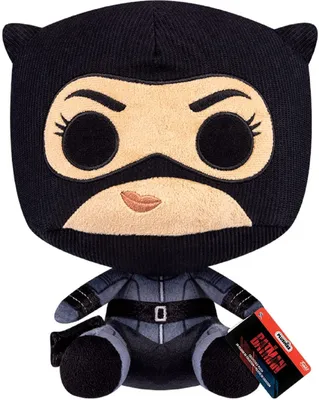 A plush toy of Catwoman from The Batman movie.