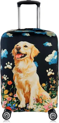 Produktbild von Kofferhülle Hund, elastisch, 19-21 Zoll, Kratzschutz für Reisen