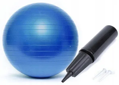 Zdjęcie produktu dla Piłka gimnastyczna BL003 55 cm niebieska