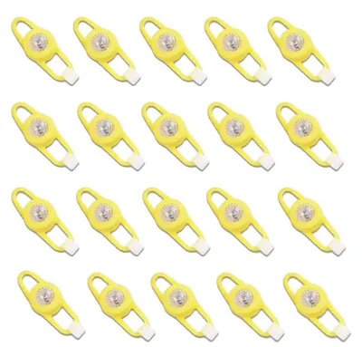 Image de Bandes lumineuses pour vélos, plusieurs modes d'éclairage, matériaux durables, lot de 20 pièces