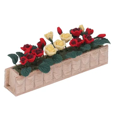 Produktbild von Miniatur-Topfpflanzen,Puppenhaus Mini-Topfpflanzen,Puppenhaus Simulated Clay Flower,Puppenhaus Topfpflanze,Kleiner Blumentopf,Puppenhaus Zubehör