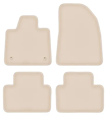 Produktbild von DURBAN Beige Velours-Fußmatten-Set für Vovlo EX30 Crossover (2023-)