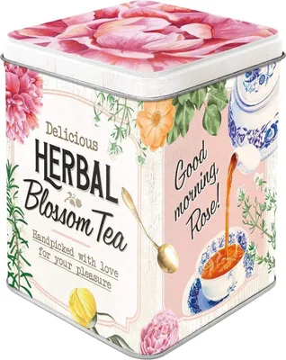 Produktbild von Nostalgic-Art - Teedose - Home & Country - Herbal Blossom Tea