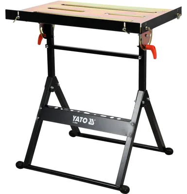Produktbild von Klappbarer Schweißtisch mit verstellbarer Arbeitsfläche, 150 kg