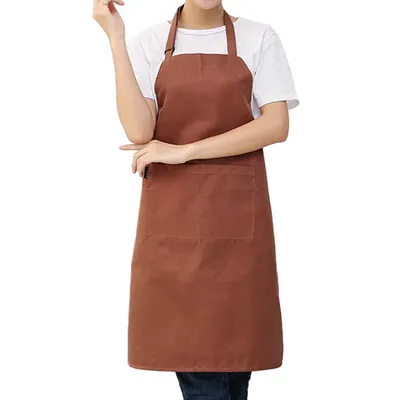 Produktbild von Kochschürze Wasserdicht Schürze für Männer Damen Küche Restaurant Café,(khaki)