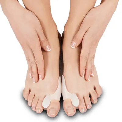 Productafbeelding van SOLES Silicone Bollen Corrector, Hallux Valgus Beschermer, Teenstuk, Zachte gelteenbeschermer