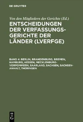 Produktbild von Berlin, Brandenburg, Bremen, Hamburg, Hessen, Mecklenburg-Vorpommern, Saarland, Sachsen, Sachsen-Anhalt, Thüringen