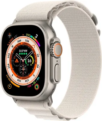 Produktbild von Apple MQE73ZM/A, Band, Smartwatch, Beige, Apple, Watch 44mm Watch 45mm Watch 49mm, Polyester